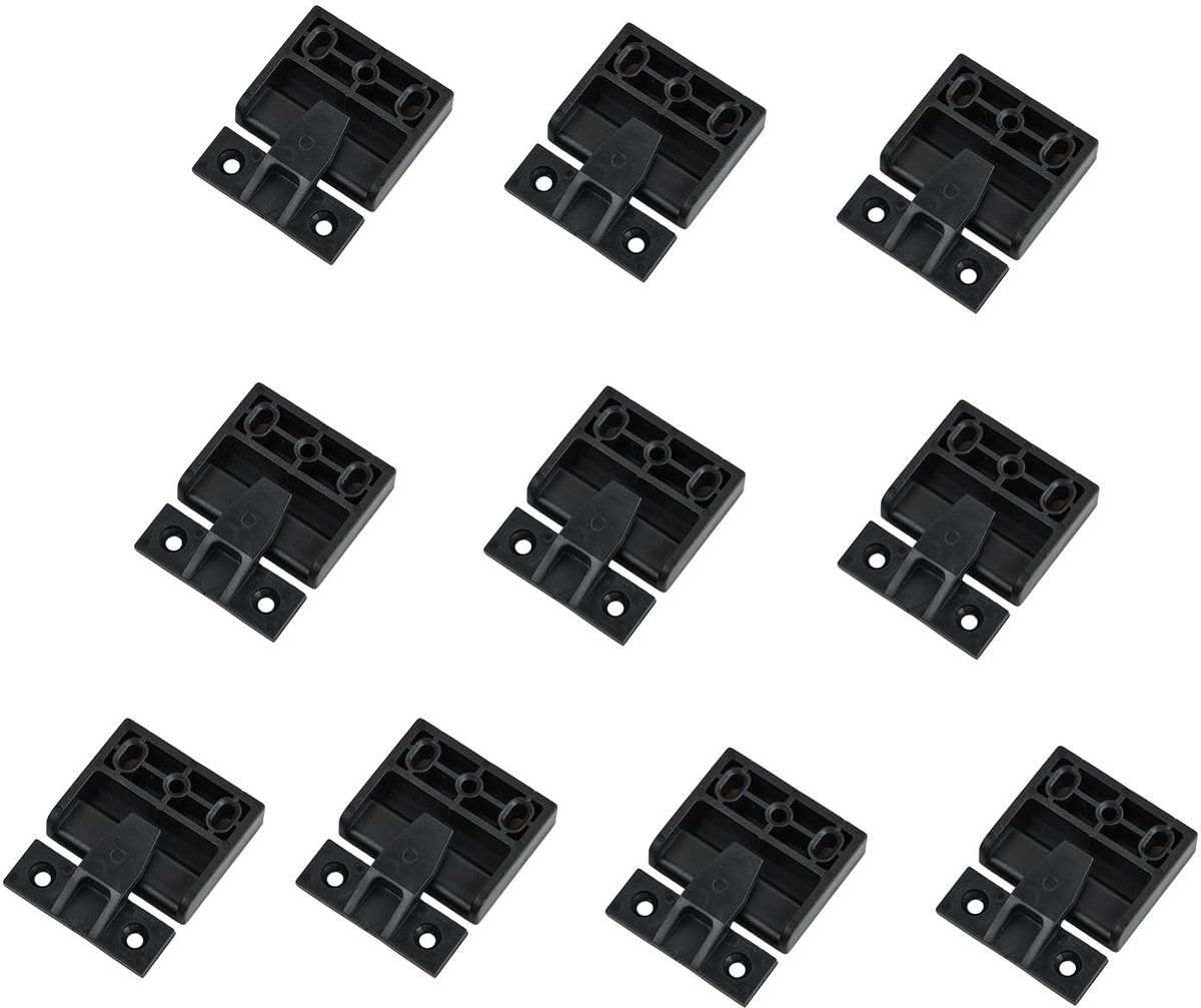 Solidchoice - Set van 10 Push-in Plint-fittingen voor Bevestiging