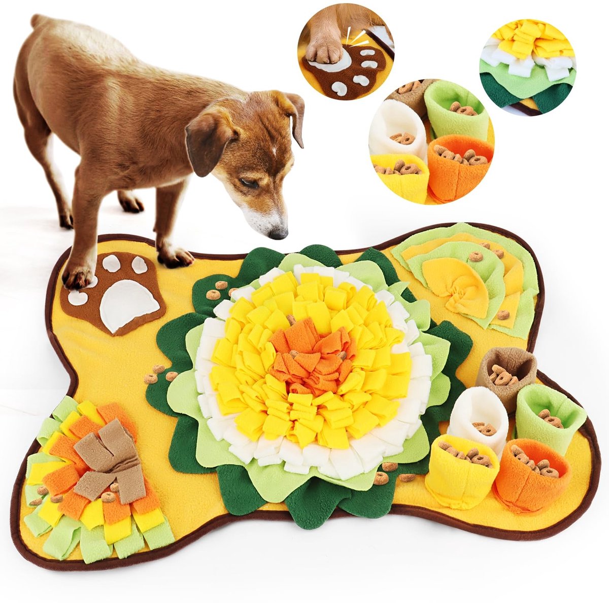 Solidchoice - Snuffelmat voor Honden, Interactief Speelkleed voor Huisdieren