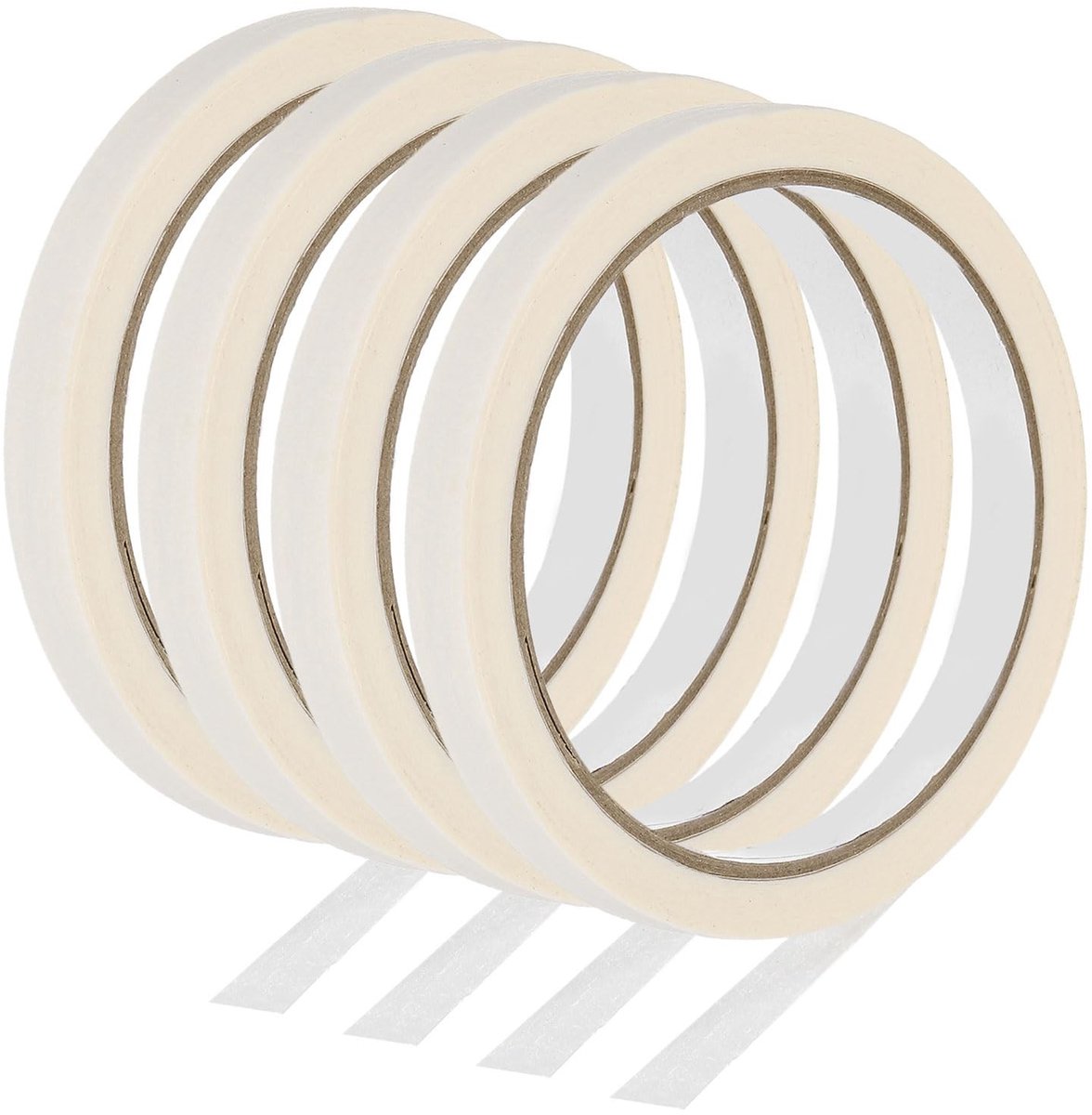 Solidchoice - Set van 4 Schilderstape 50 m x 1.5 cm voor Muurverf