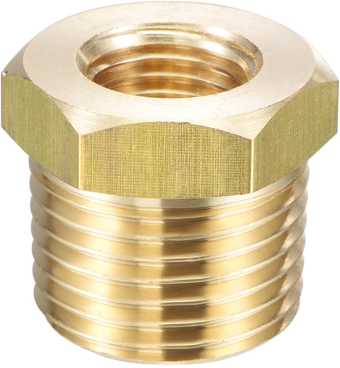 Solidchoice - Verloopadapter van Messing 1/2" NPT Mannelijk naar 1/4" NPT Vrouwelijk