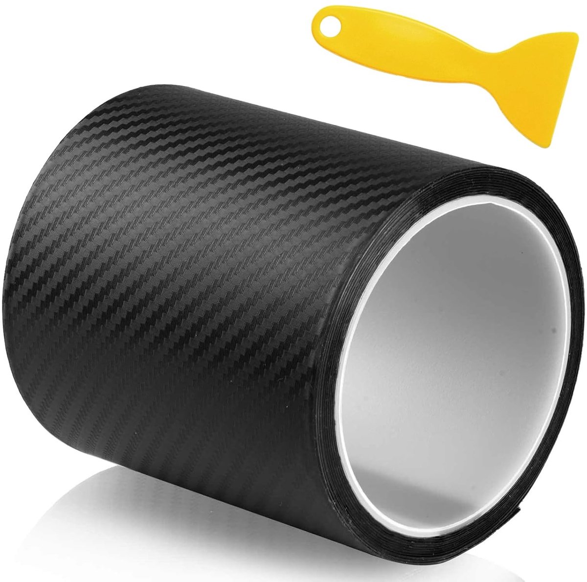 Solidchoice - 3D Koolstoffolie voor Auto, Zelfklevend en Krasbestendig