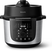 Philips 3000-serie Multicooker - Snelkookpan - Pressure Cooker - 6 Liter - PFAS-vrij - 13 programma's - Automatische drukafgifte - HD2616/70