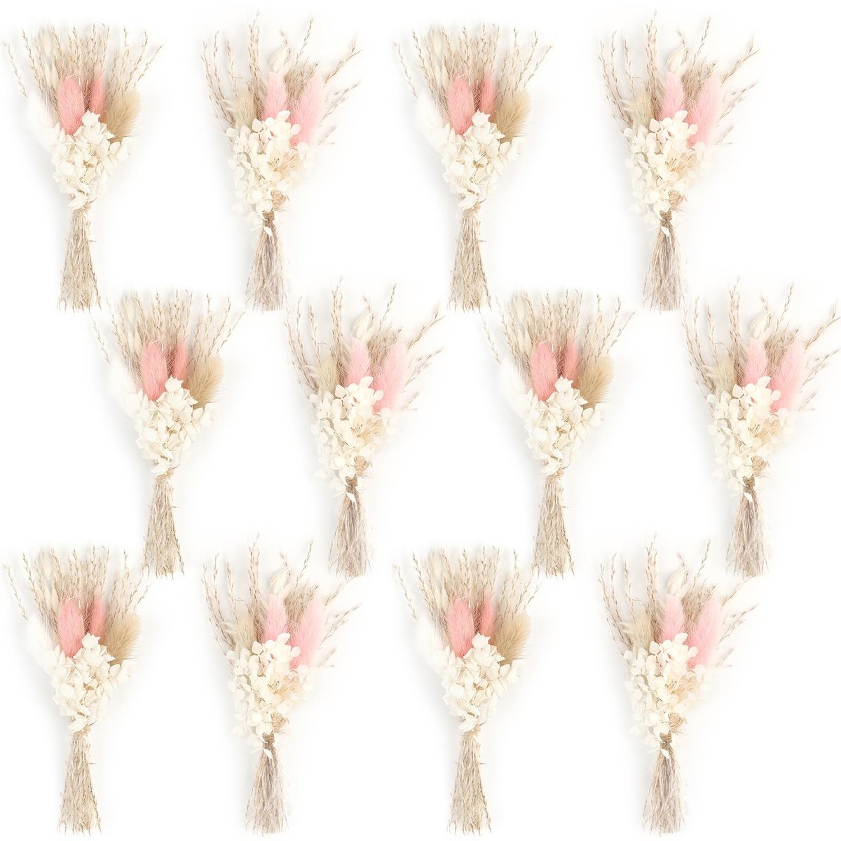 Solidchoice - Set van 12 Mini Dried Flowers - Voor DIY Fotoproducten en Decoratie