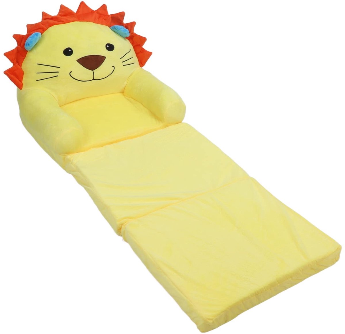 Solidchoice - Vouwbare Kinderbank met Armleuningen en Pluche Bekleding