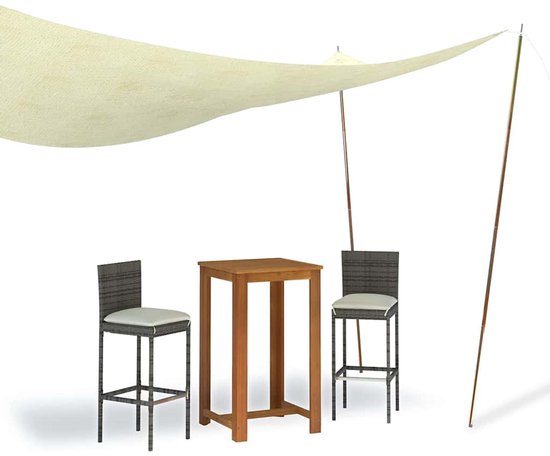 vidaXL - Tentstokken - 2 - st - telescopisch - 170-255 - cm - gegalvaniseerd - staal van Vidaxl — afbeelding 5