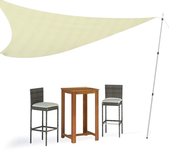 vidaXL - Luifelstok - telescopisch - 102-260 - cm - aluminium van Vidaxl — afbeelding 3