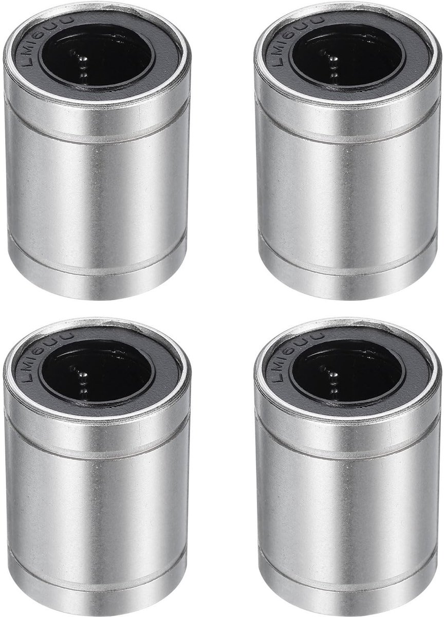 Solidchoice - Set van 4 Lineaire Lagers met Dubbele Rubberafdichting