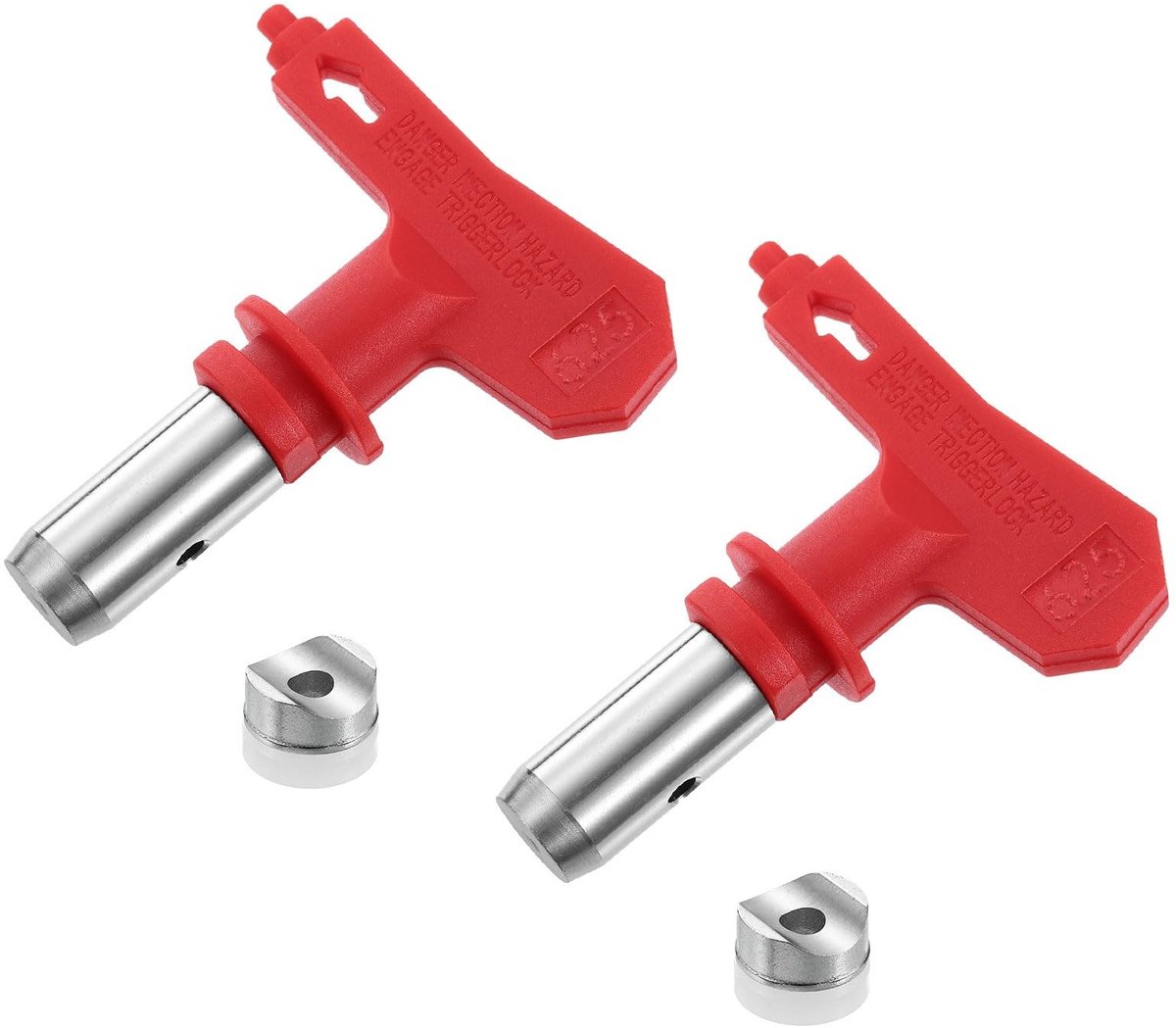 Solidchoice - 2 Stuks Omkeerbare Spuitmonden voor Airless Spuitapparaat