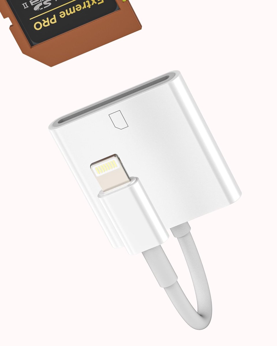 Solidchoice - Lightning SD-kaartlezer voor iPhone en iPad