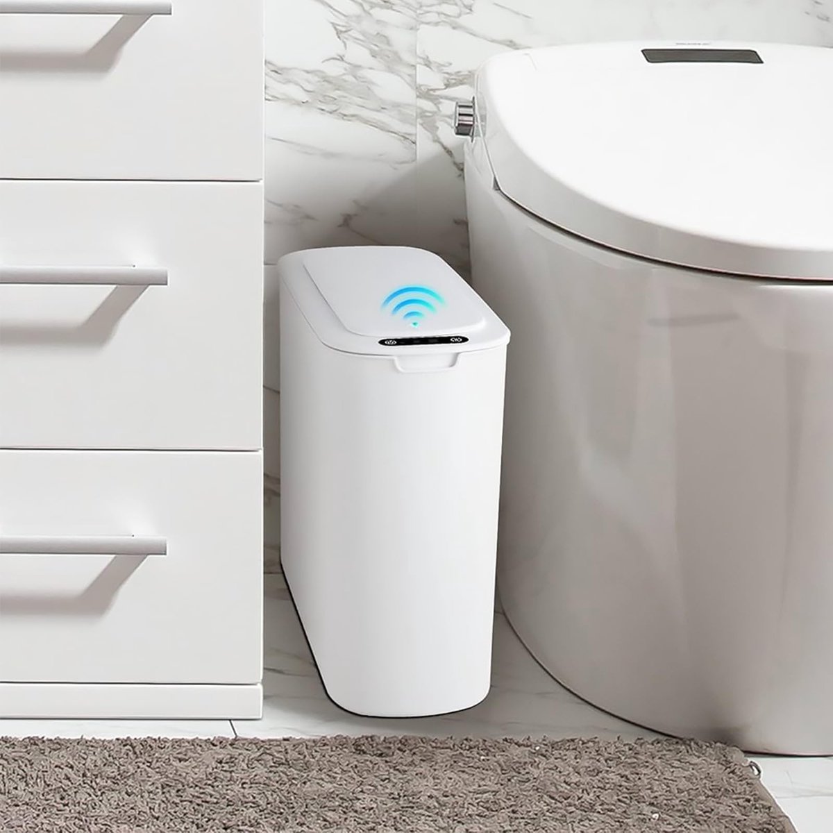 Solidchoice - Automatische Vuilnisemmer met Sensor 25 Liter