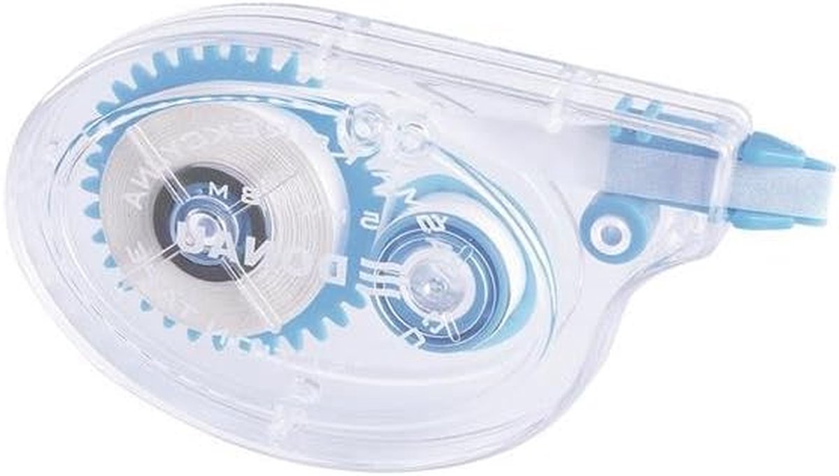 Correctieroller - Correctiemuis Tape - Fouten Corrigeren - Voor Alle Papiersoorten - 5 mm x 8 m - Meerkleurig