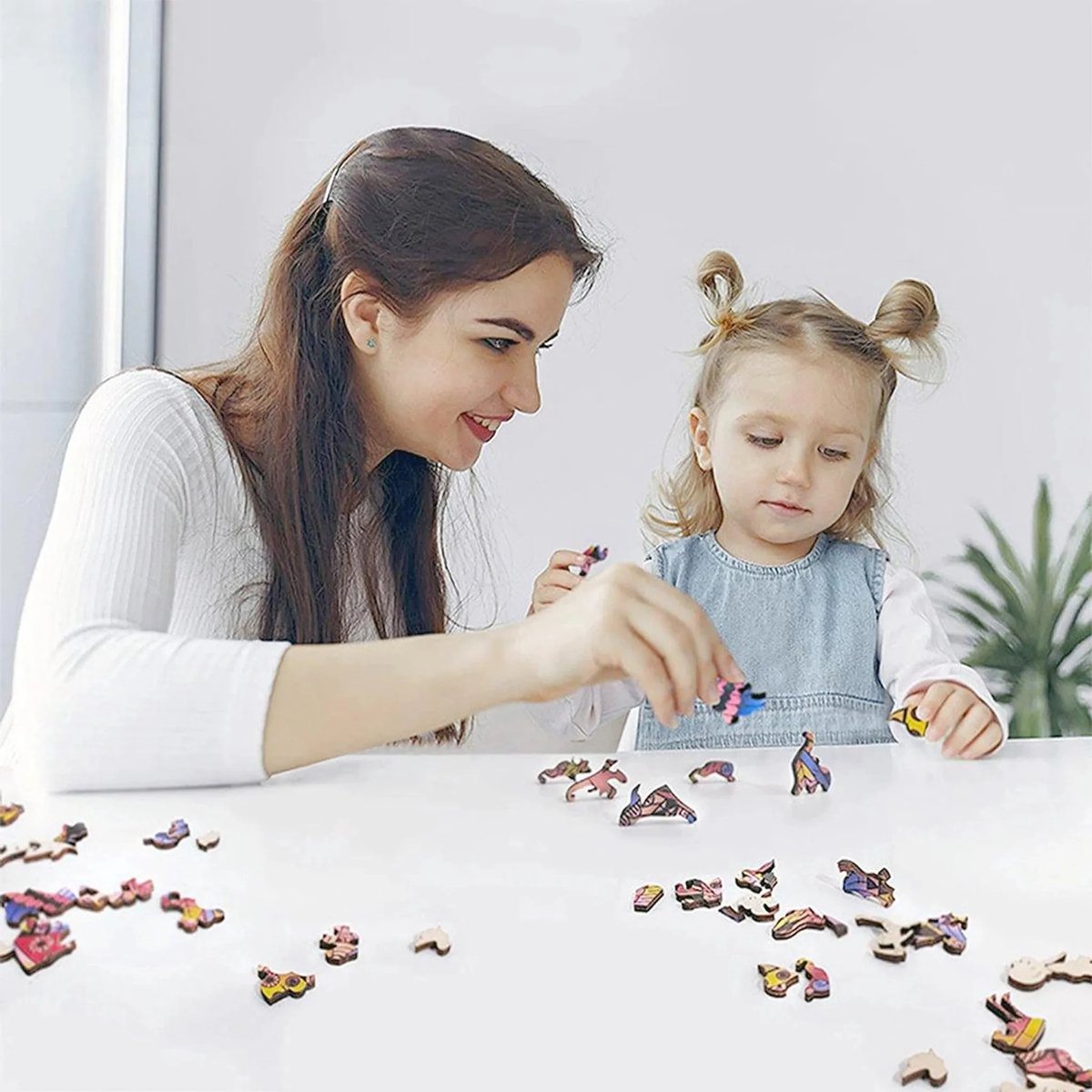 Casalora Houten Puzzel voor Volwassenen 260 Stukjes – Pauw – Unieke Vorm Puzzel — cadeau in Spellen & Speelgoed - foto 4