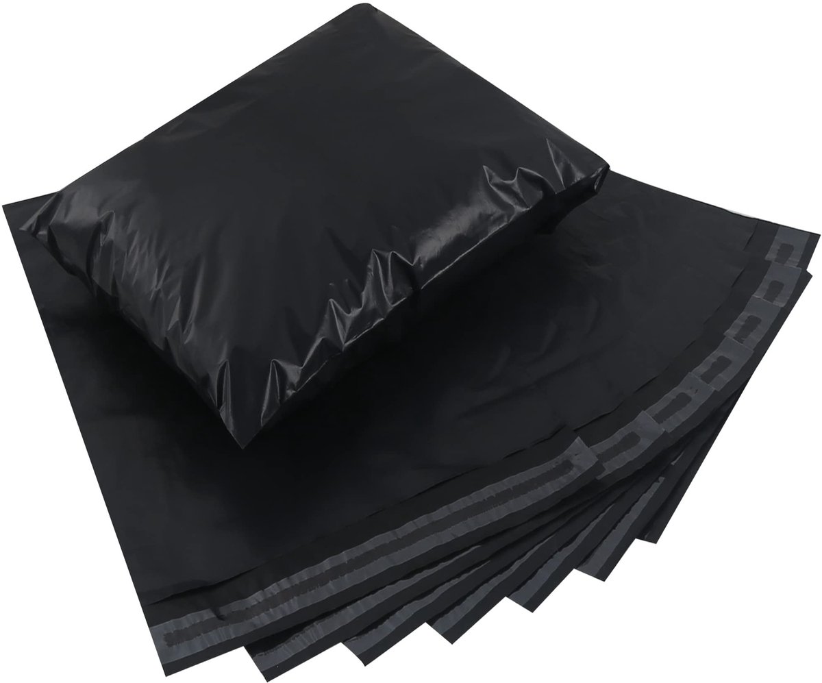 Solidchoice - Pack van 100 Plastic Verzendzakken 40x50 cm - Opaque Zelfklevende Verpakkingen