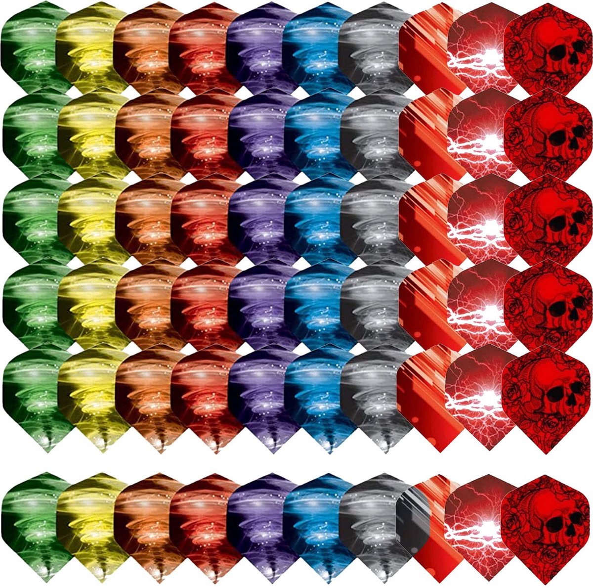 Solidchoice - Dart Flights Set met 60 Stuks voor Optimale Prestaties