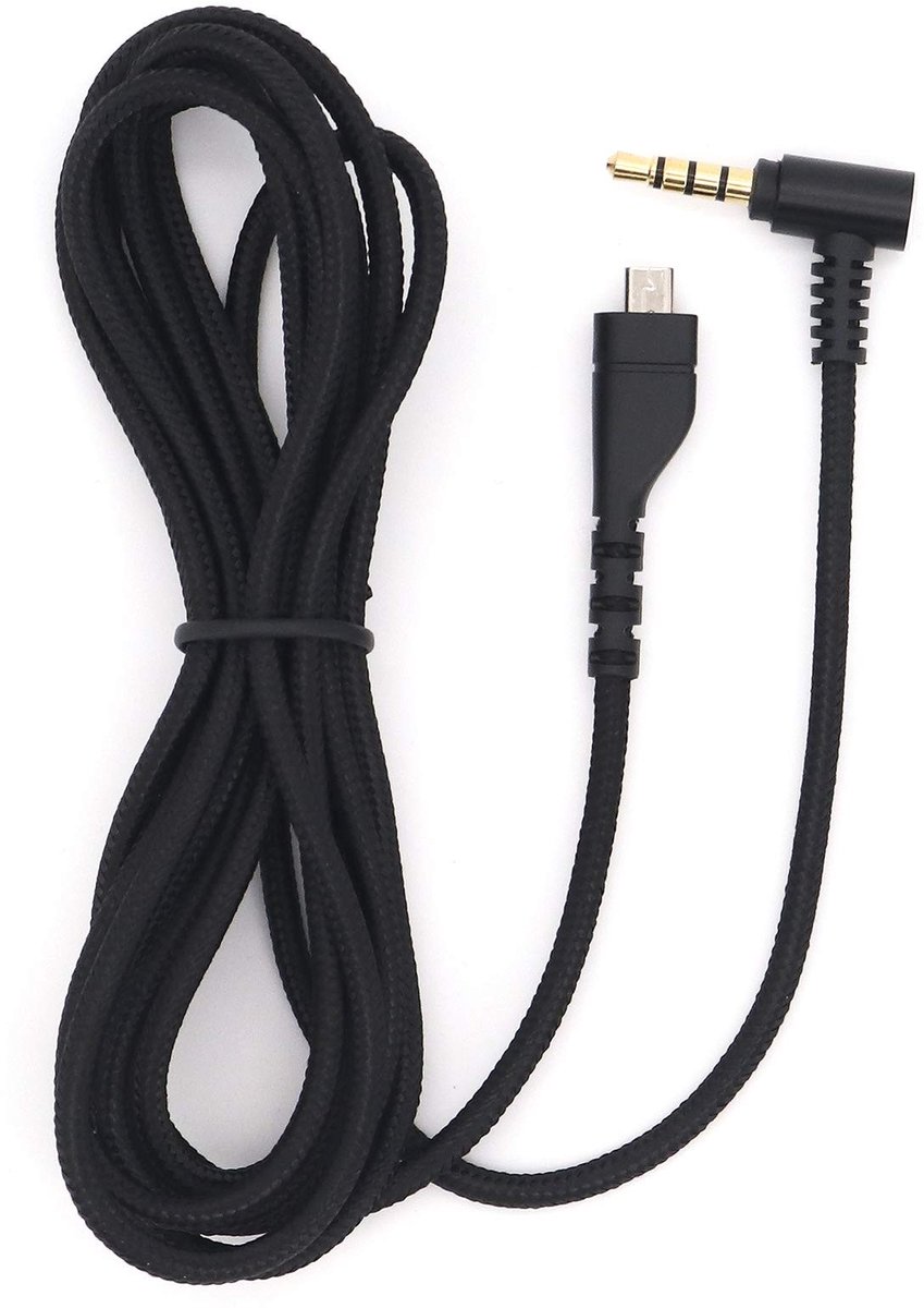 Solidchoice - 3.5mm Vervangingsaudio Kabel 2m voor Gaming Headsets