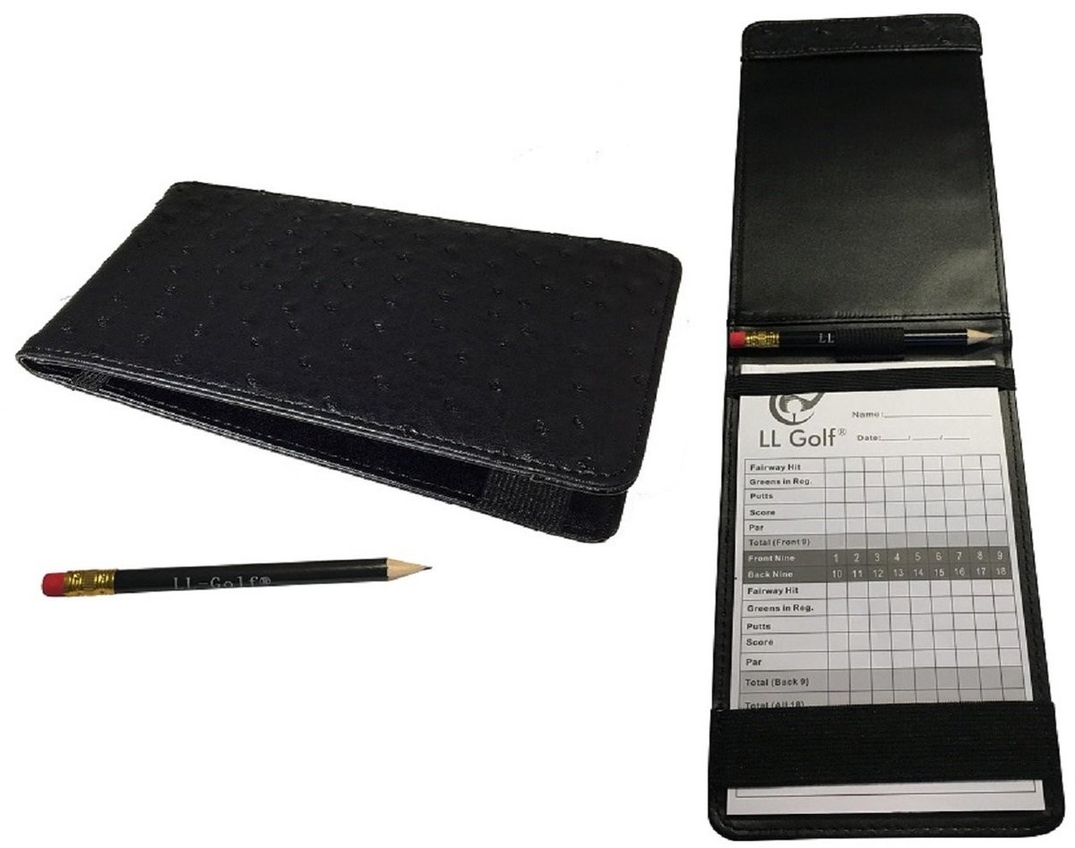 Solidchoice - Elegante Golf Scorecard Houder met Pen en Blok - Scorecard Case voor Golf