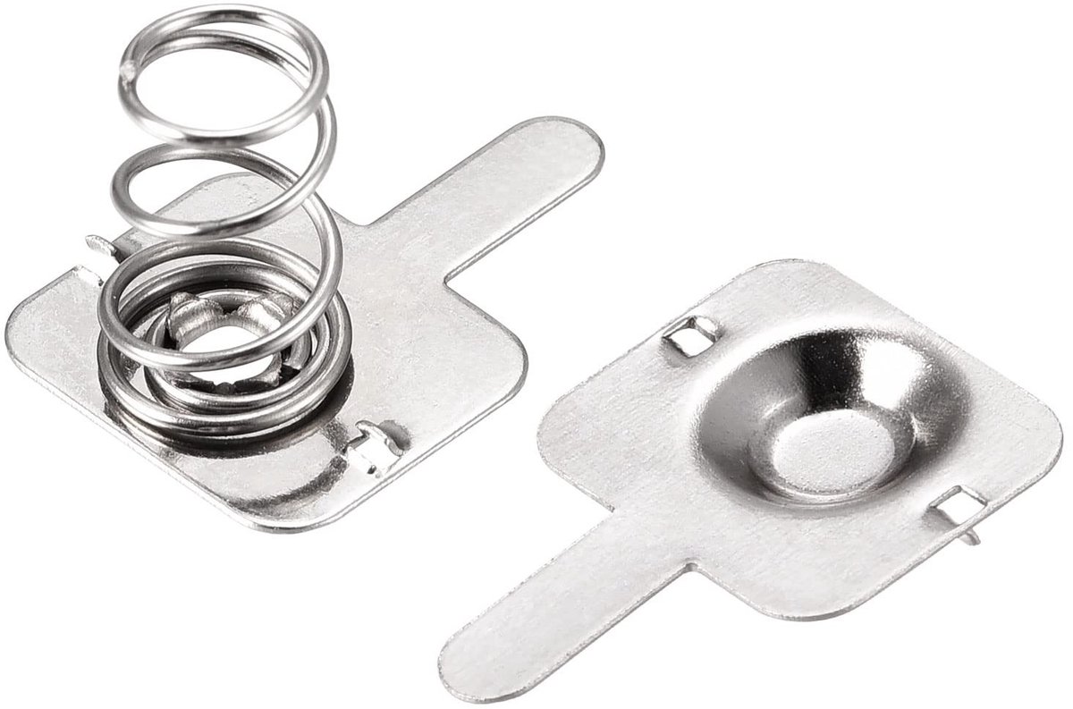 Solidchoice - Set van 100 Batterij Veerplaten voor Diverse Apparaten
