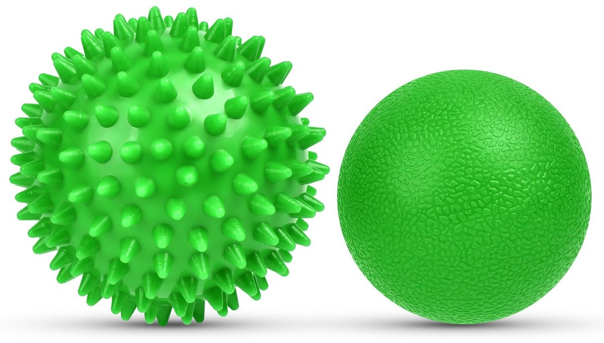 Solidchoice - Set van 2 Fasciamassageballen Stekelvarken