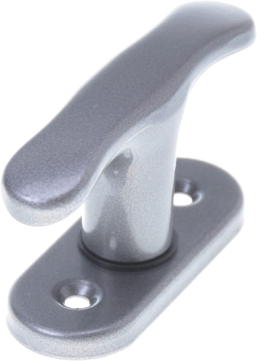Venstergreep - Grafietgrijs - Klein - Geanodiseerd Metaal - Voor Kunststof, Aluminium en Hout