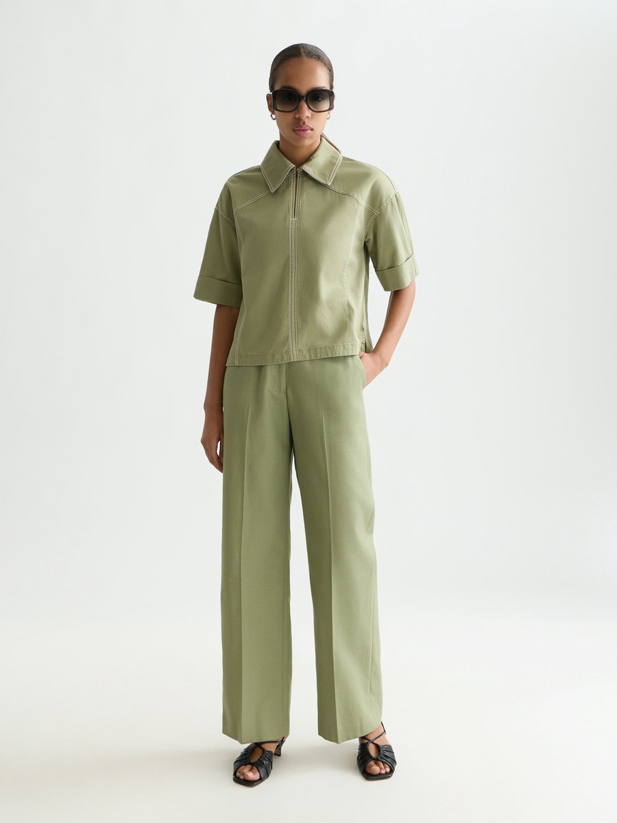 Edie - High rise wide leg pants