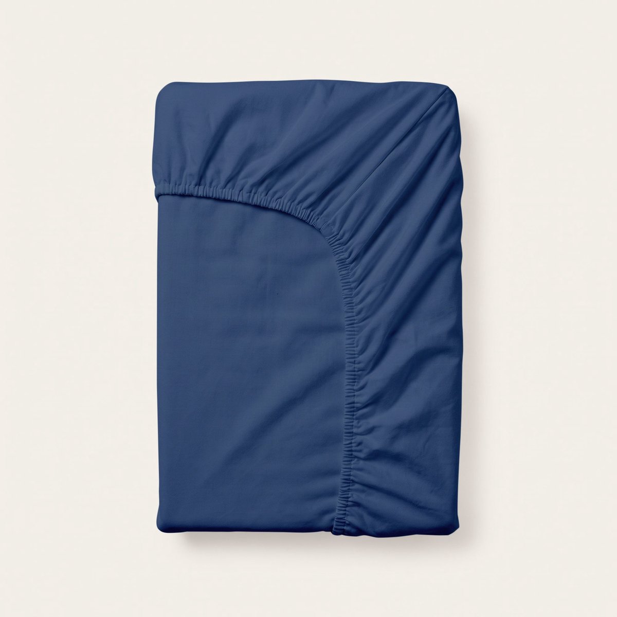 HappyBed Hoeslaken Navy Hoeslaken - 100% katoen - 190/200x200/220 cm - Onderlaken - Verfijnd jerseykatoen - Ademend katoen - Perfecte pasvorm