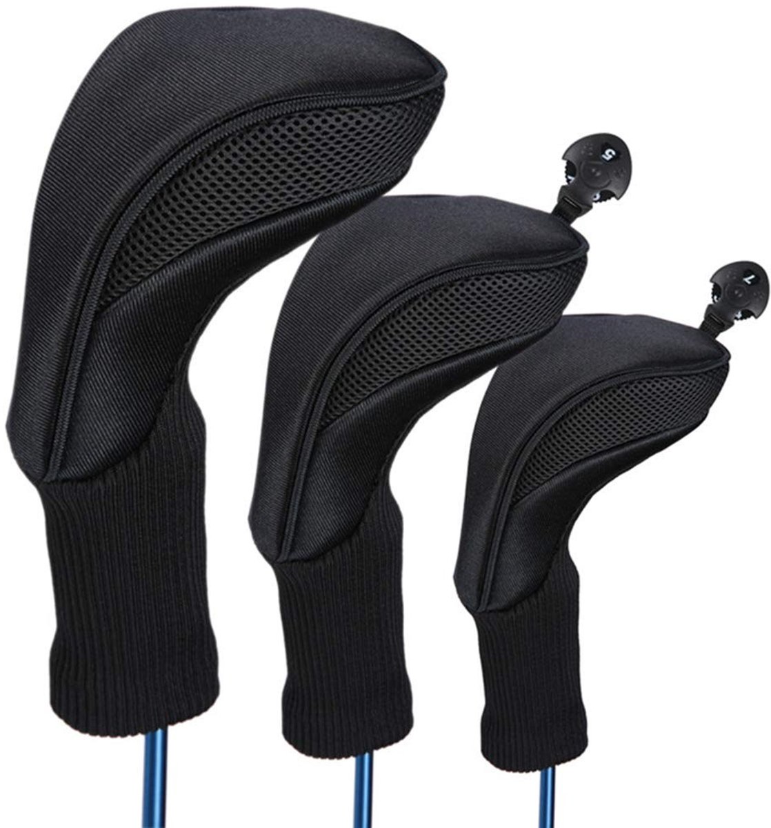Solidchoice - 3 Stuks Golfclub Hoofdkappen voor Houtdrivers