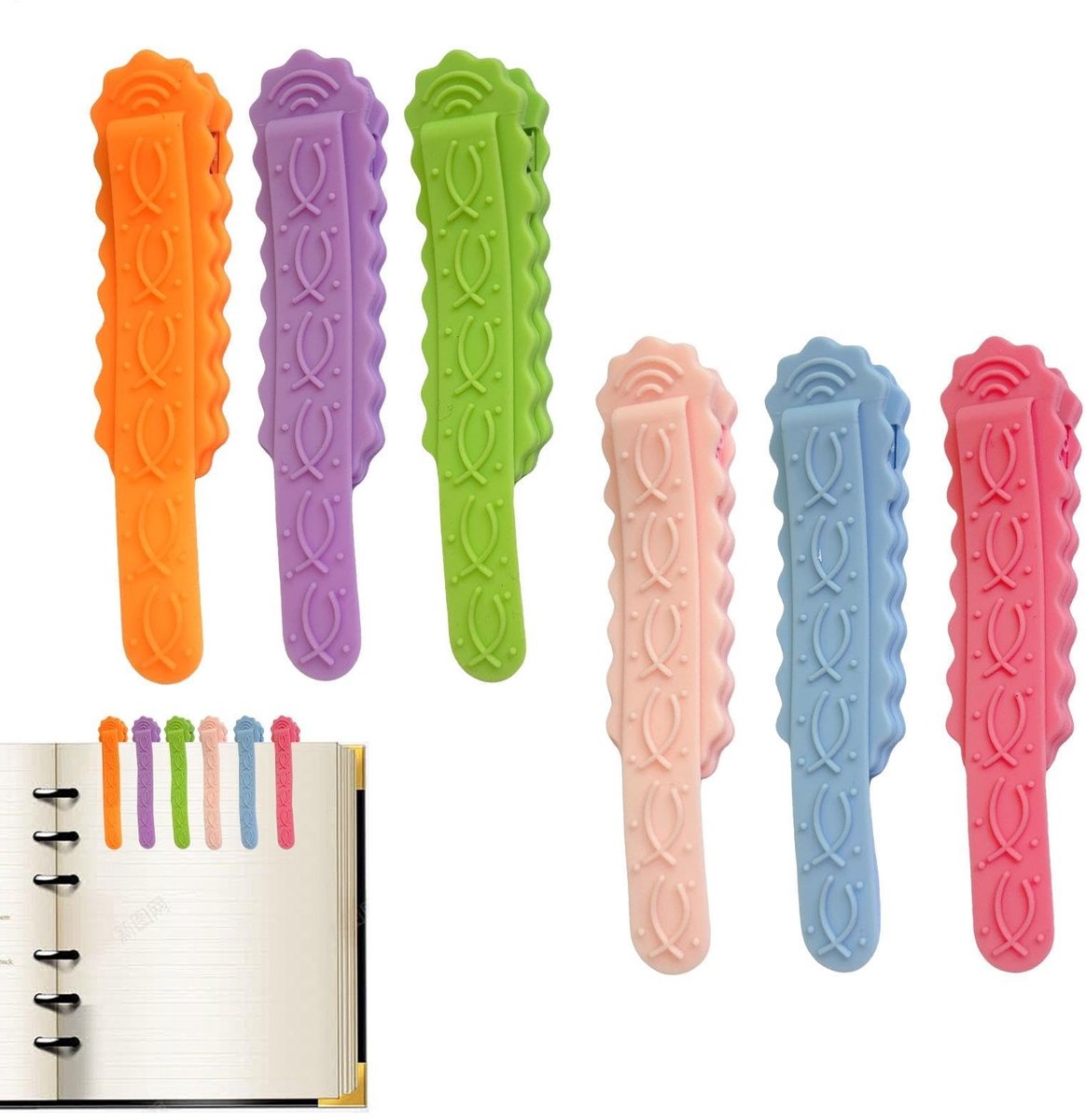 Solidchoice - Schattige Automatische Bladwijzers - Paginahouderclips voor Boekenliefhebbers
