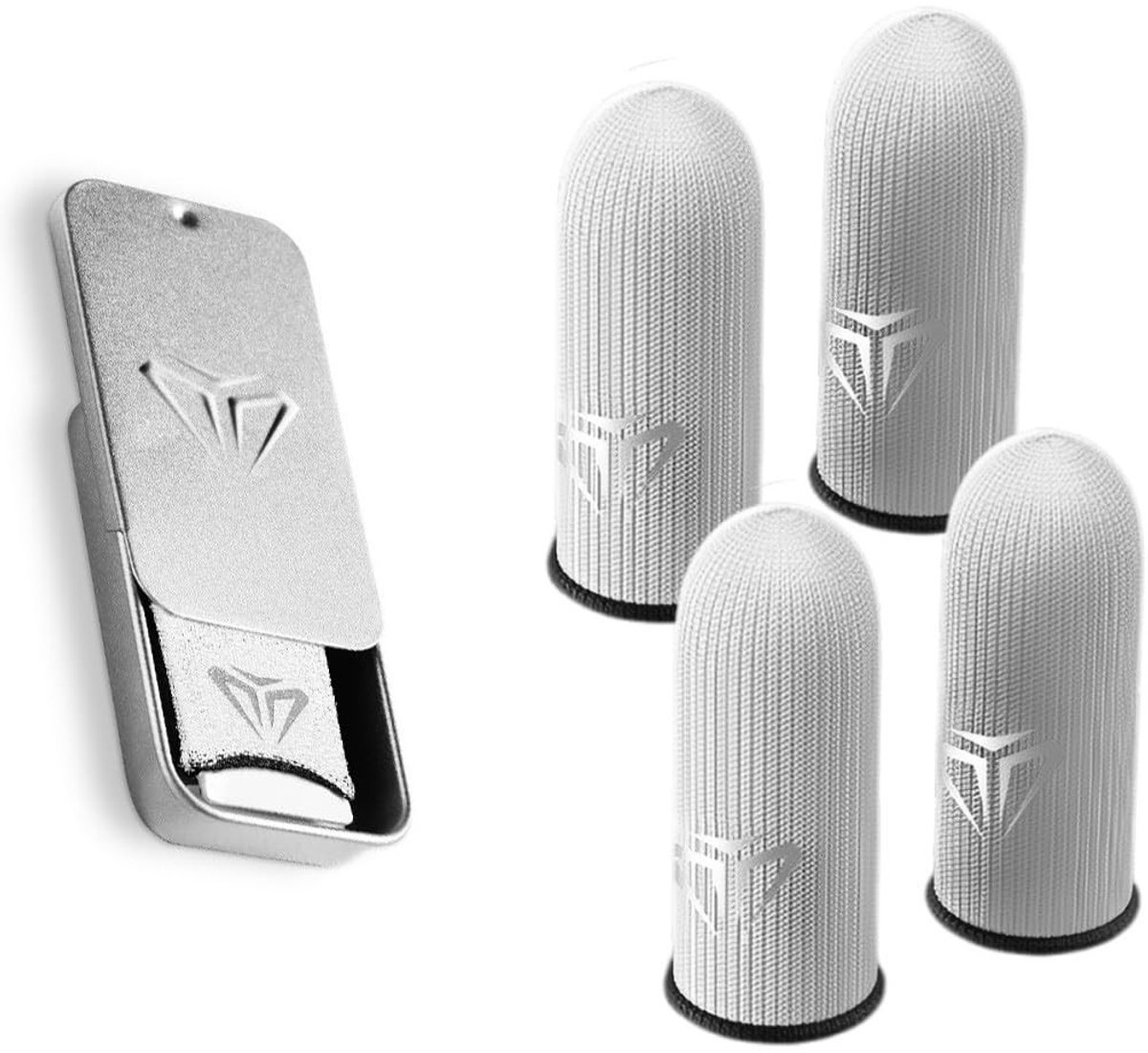 Solidchoice - Vingersleeves voor gaming - Ademend en antislip, 4 stuks