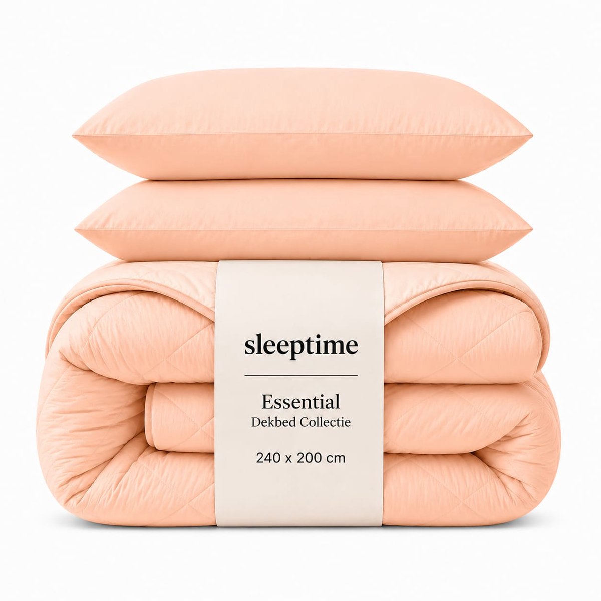 Sleeptime 2 in 1 Omkeerbare Dekbed - Dekbed zonder Overtrek - 240x200 - Peach