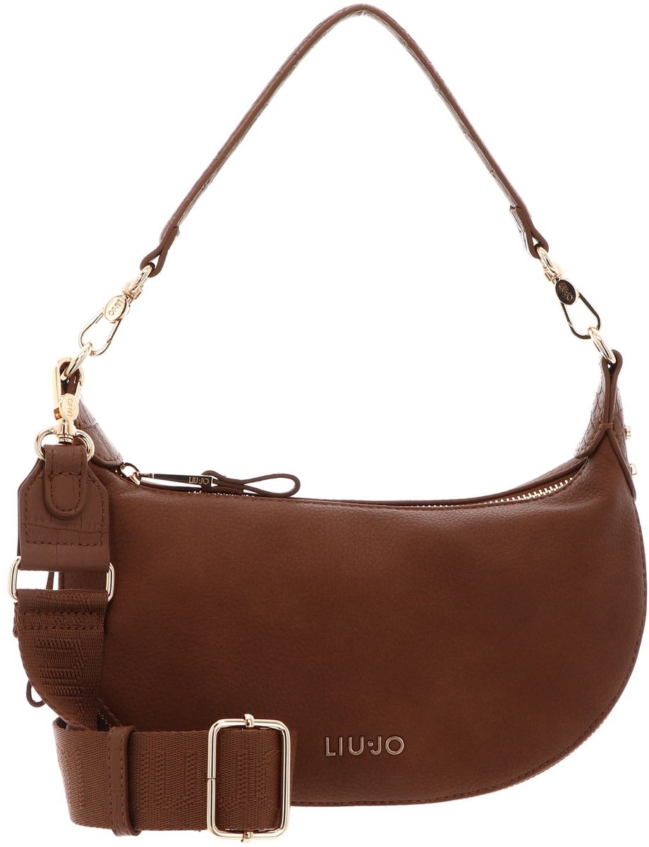 LIU JO schoudertas Kaliska Hobo Bag Suede bruine