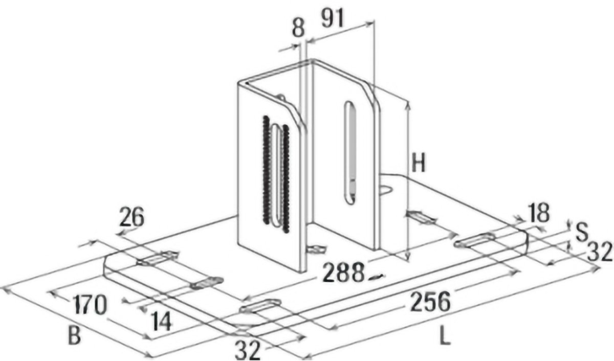 Fischer Zadelflens FMSF 120L - 547826