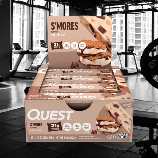 Quest Nutrition Quest Bar - 12 repen - S'Mores. — afbeelding 2
