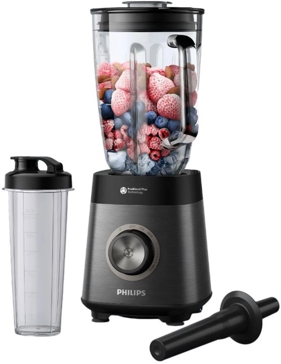 Philips - Blender HR3041/00 - 1.200 Watt - Met To Go Beker en Stamper van Philips — afbeelding 4