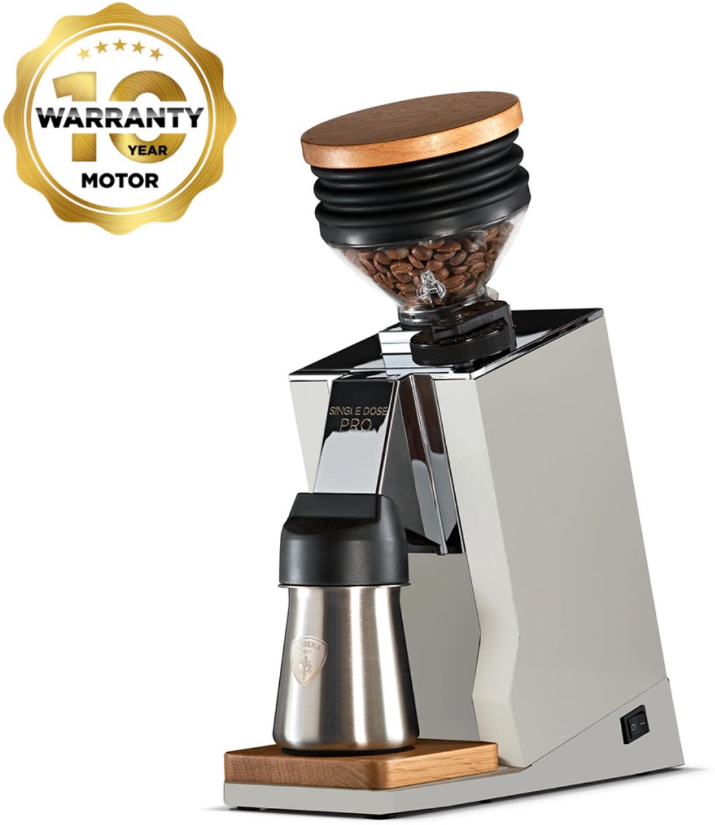 Eureka Oro Mignon Single Dose PRO Espresso elektrische koffiemolen - Wit