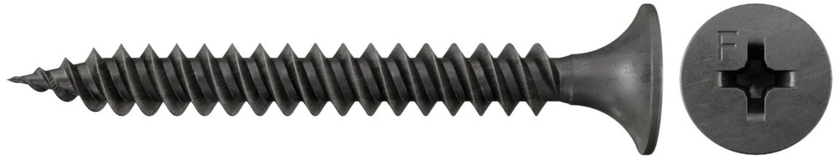 Fischer 1.000x snelbouwschroef 3,5 x 55 trompetkop gefosfateerd fijne draad kruiskop PH - 665003