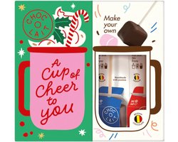 Warme chocolade cadeauset MoMe Choc-o-lait Original XMAS (4 stokjes + mok)