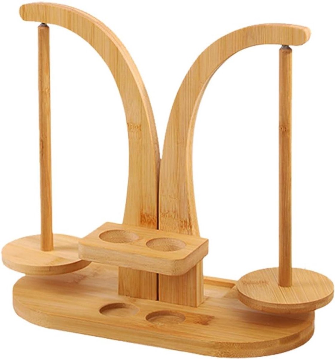 Draadhaspel Dubbele Pin - Draairol Haken - Handwerk Organiseren - Dubbel Roterend Mechanisme - 32 x 22 x 3 cm