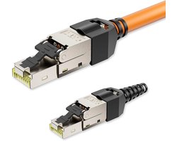 Iwillink RJ45-stekker, LAN-stekker, netwerkstekker, zonder gereedschap, CAT7-stekker, ethernet-installatiekabel, 10 Gbit/s, premium LSA-snijklem voor CAT6, CAT6a, CAT7 netwerkkabel met
