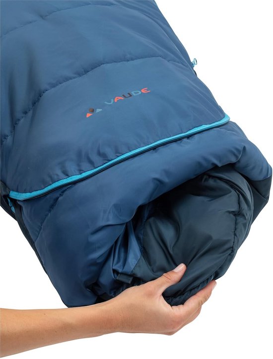 Kinder Slaapzak - Outdoor Slaapzak - Kamperen en Hiken - Verstelbaar in lengte - Tot 165 cm - Blauw van Kinder — afbeelding 2