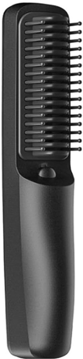 Straightener Comb for Men Professional Beard Hair Straightening Heated Brush w/Anti-Scald