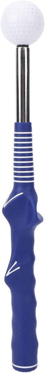 Golf Swing Trainer - Swinghulpmiddel Klikgeluid - Golf Training - Uitschuifbaar met Klik - 40 cm - Blauw