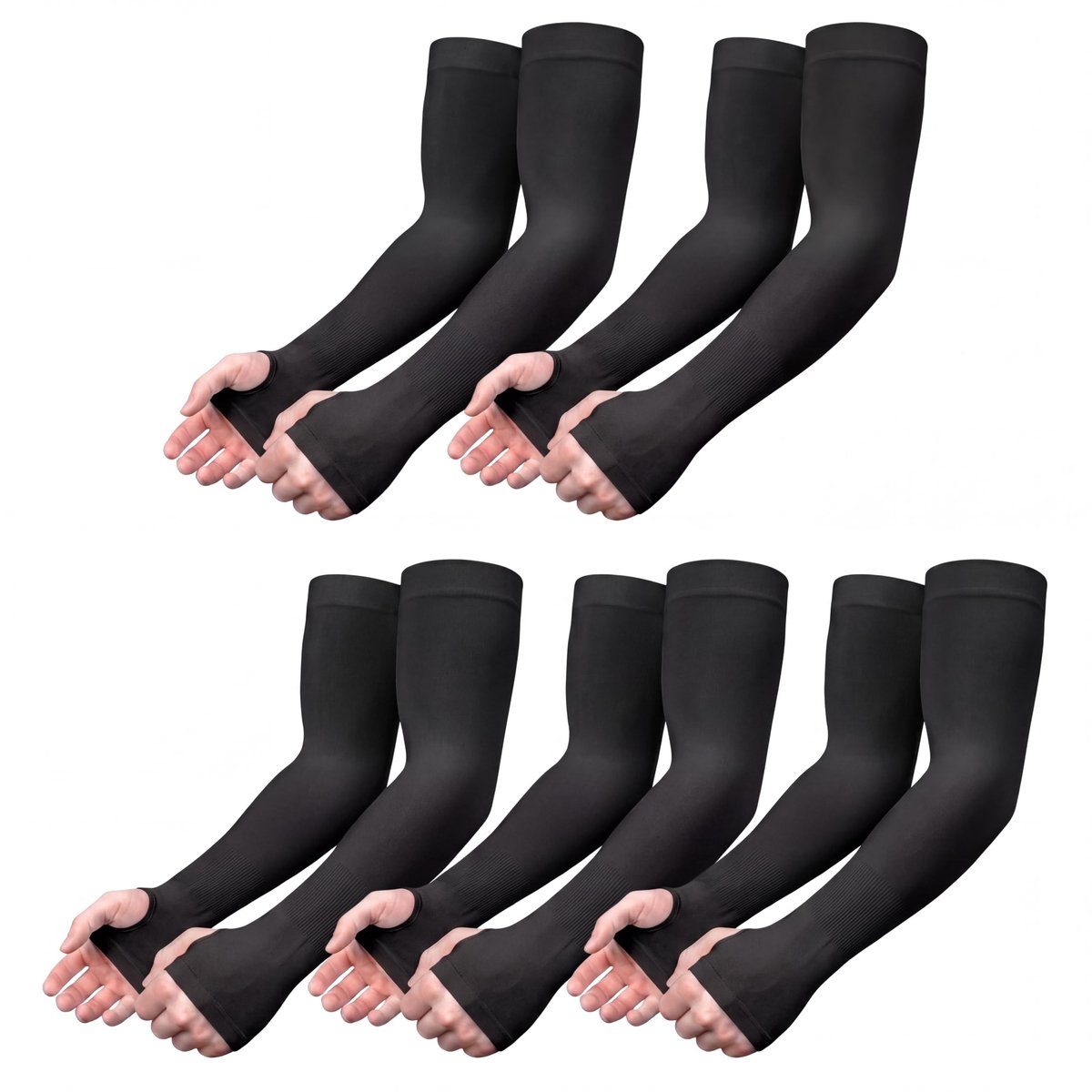 Armsleeves UPF 50+ - Koelende Zonbeschermingsmouwen - Duimgat - Ideaal voor buitenactiviteiten - SnelShoppen