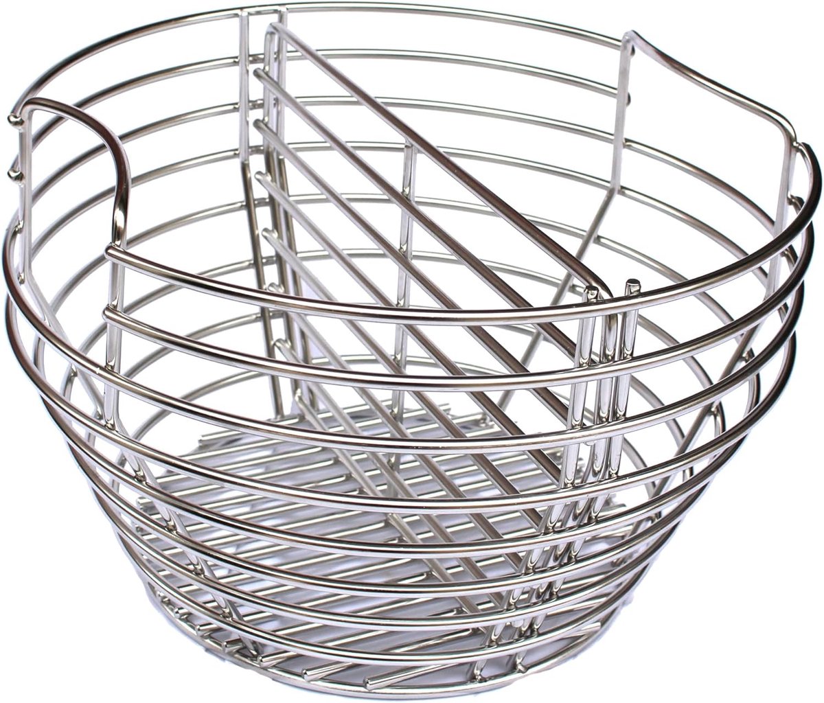 SnelShoppen - Charcoal Basket Compact voor Barbecue, Houtskool Mand, Perfect voor Tuin, Camping, Feest, Kookaccessoire, Duurzaam, Zwart, Ideaal voor B