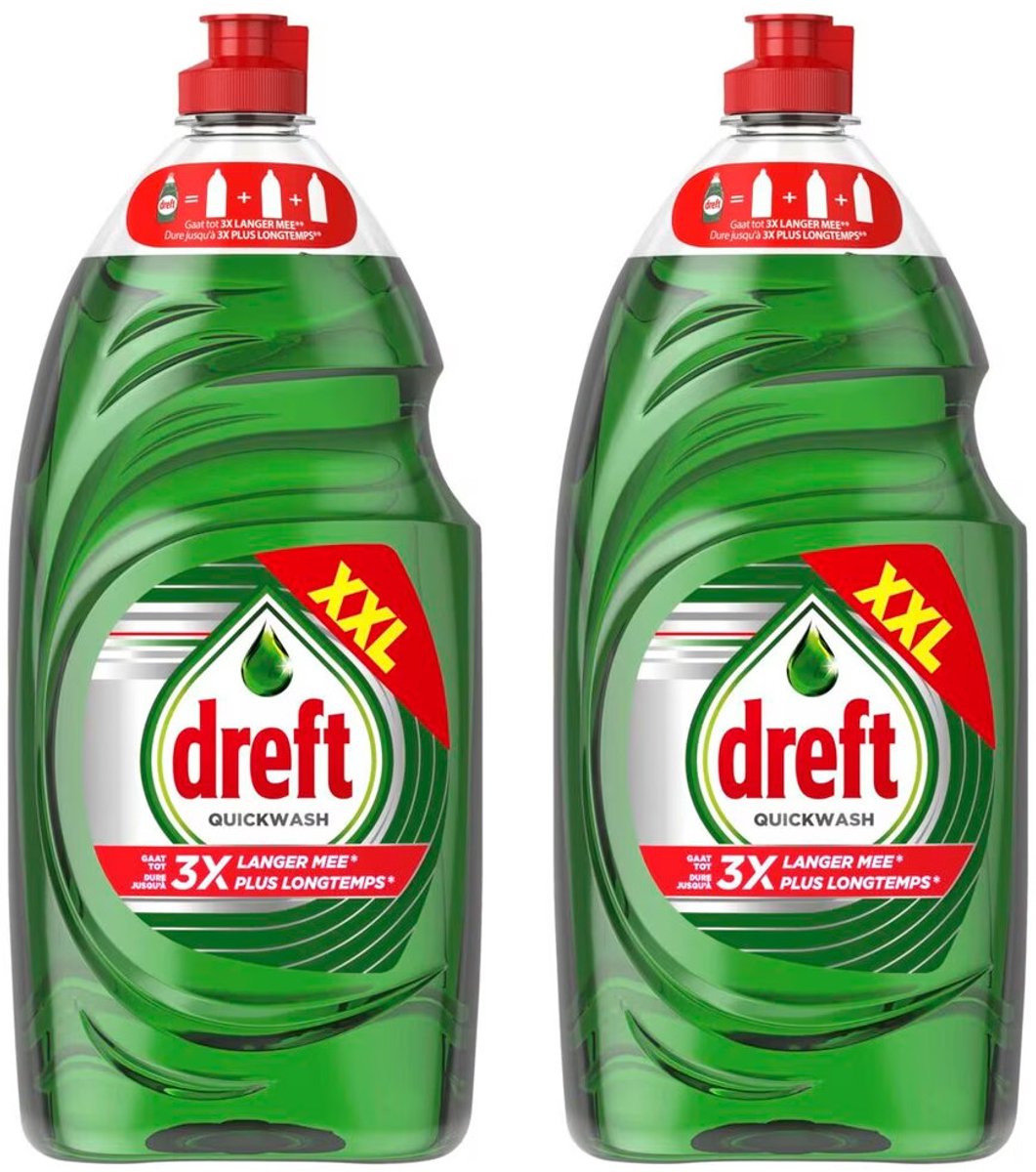 Dreft Quickwash XXL - Multipack - Afwasmiddel - 2100ml (2x1050ml)