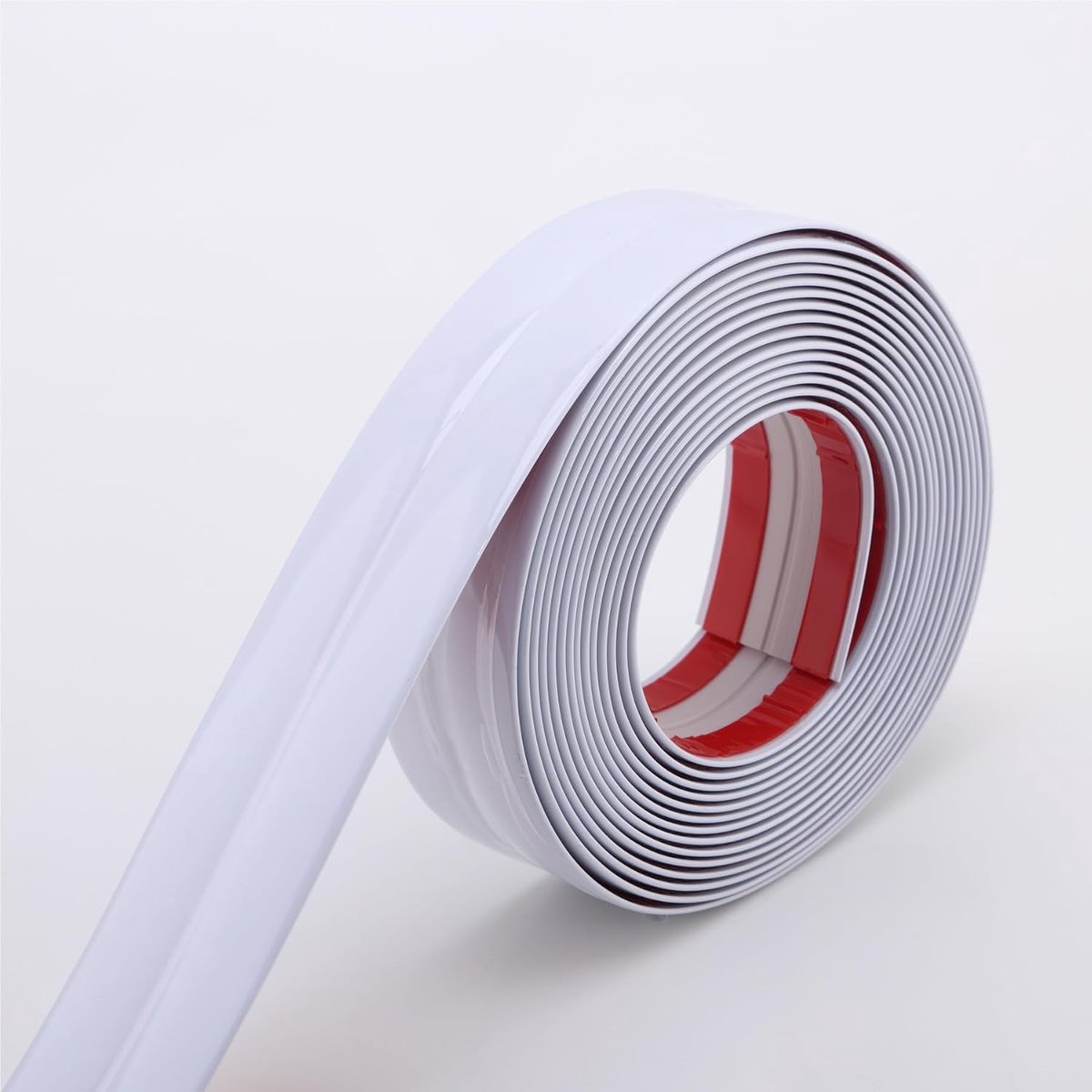 Glanzend Wit Multifunctionele Muur Molding Trim & Hoek Beschermers & Vulling Strip, Toepassen op Tafelrand, Deurkader, Plint voor Bescherming en Versiering, 5m x 4cm