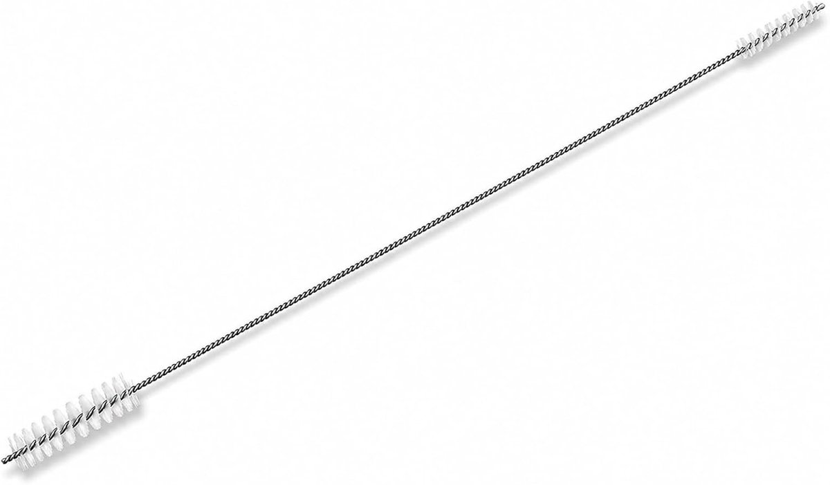 Melkslangborstel, Ø 3 mm, Ø 7 mm, voor volautomatische koffiemachines van Bosch, Siemens, Jura, Melitta, Saeco, DeLonghi, voor melkslang, aanzuigbuis, melkopschuimer, koffie-uitloop en zetgroep