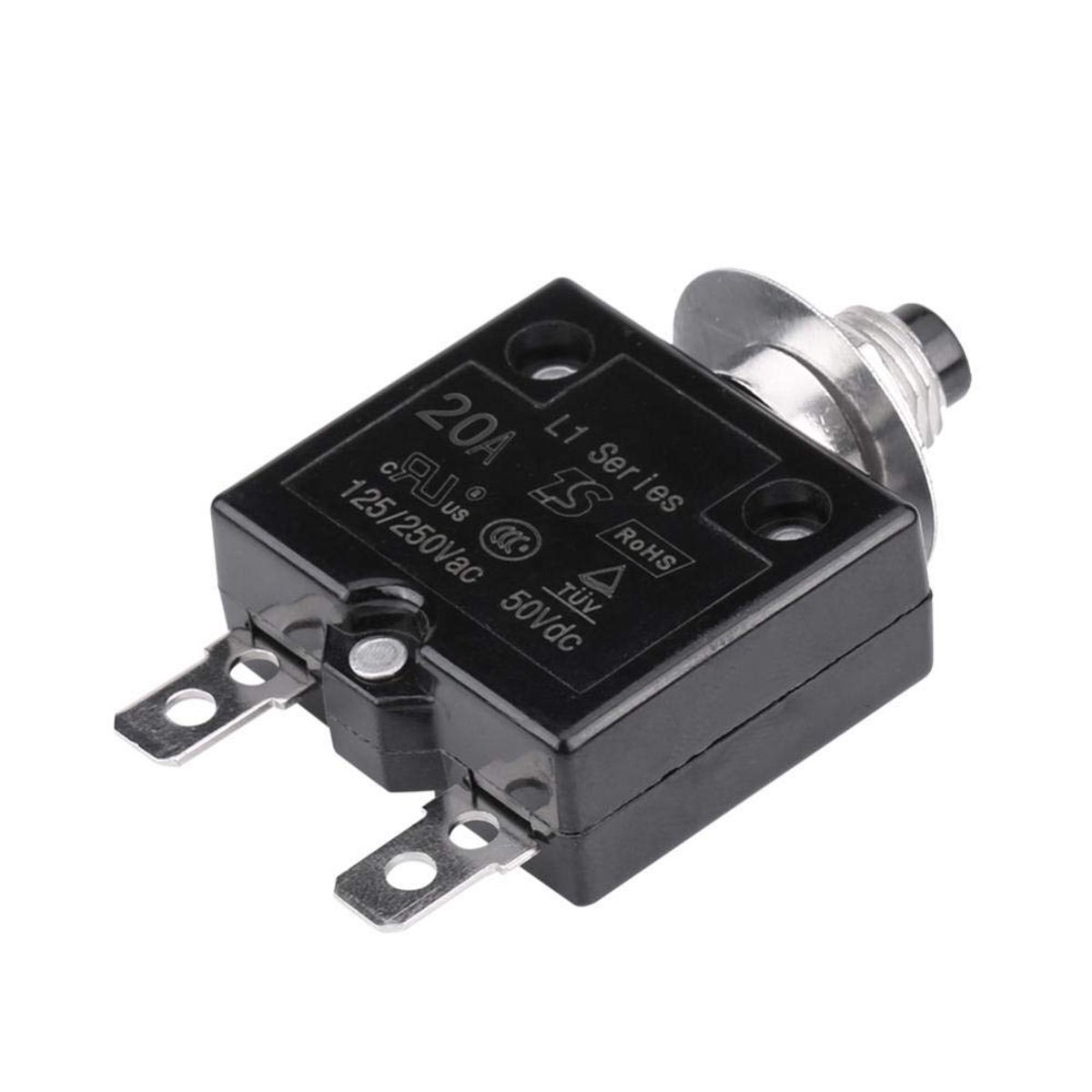 Circuit Breaker 5A 8A 10A 15A 18A 20A 30A Reset Thermoschalter Schutzschalter Überstromschutz (20A)