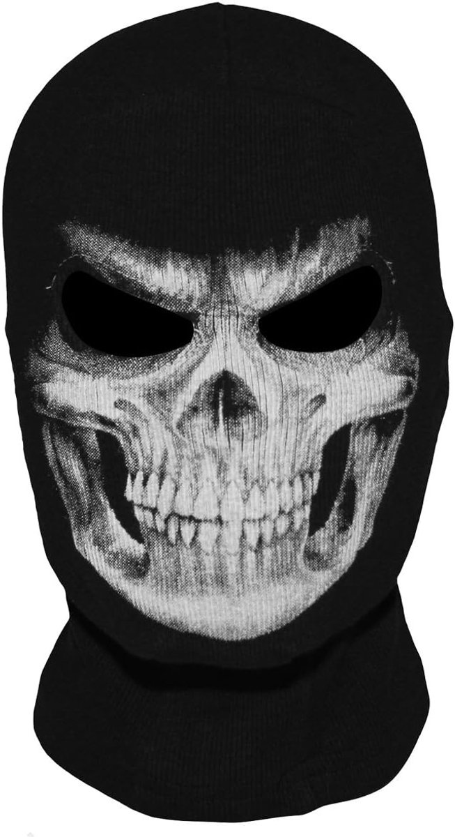 Skelet Schedel Bivakmuts Geest Dood Maskers Halloween Kostuum Cosplay Warmer Volgelaatsmasker voor Fietsen Motorfiets Ski Outdoor Sport