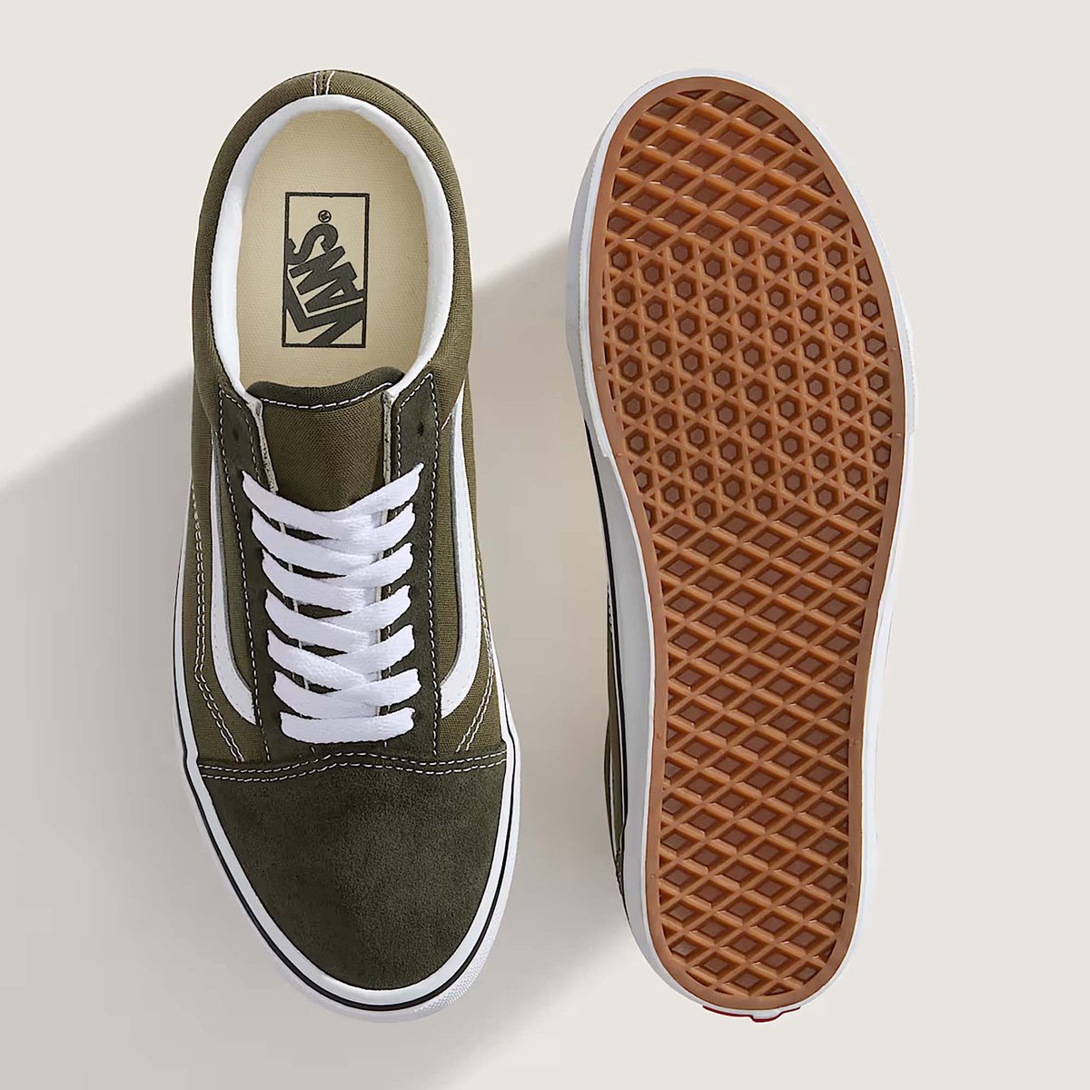 Vans Old Skool 2Tne Obdfn Sneaker Fashion Wear Volwassen Bruin