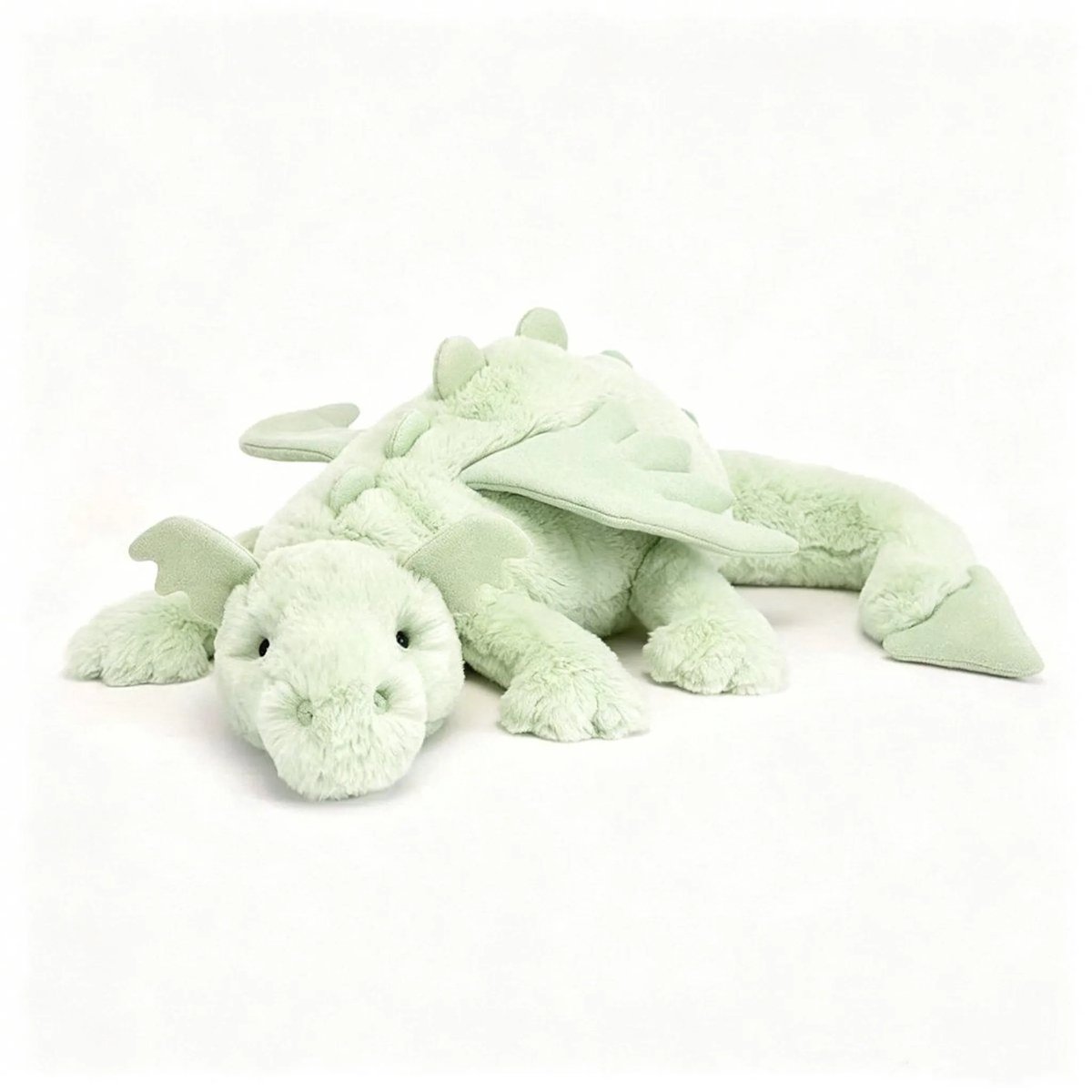 Casalora Pluche Knuffel – Draakkussen Drake Knuffel – 50 cm – Sknuffel Dino Speelgoed – Matcha Groen